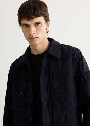 Ghost Cotton Linen Quilted Jacket