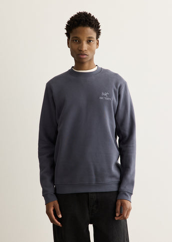 Emblem Fleece Crew Sweatshirt