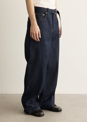 x Sacai Belted Wide Pant