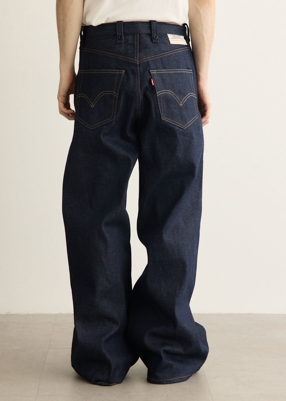 x Sacai Belted Wide Pant