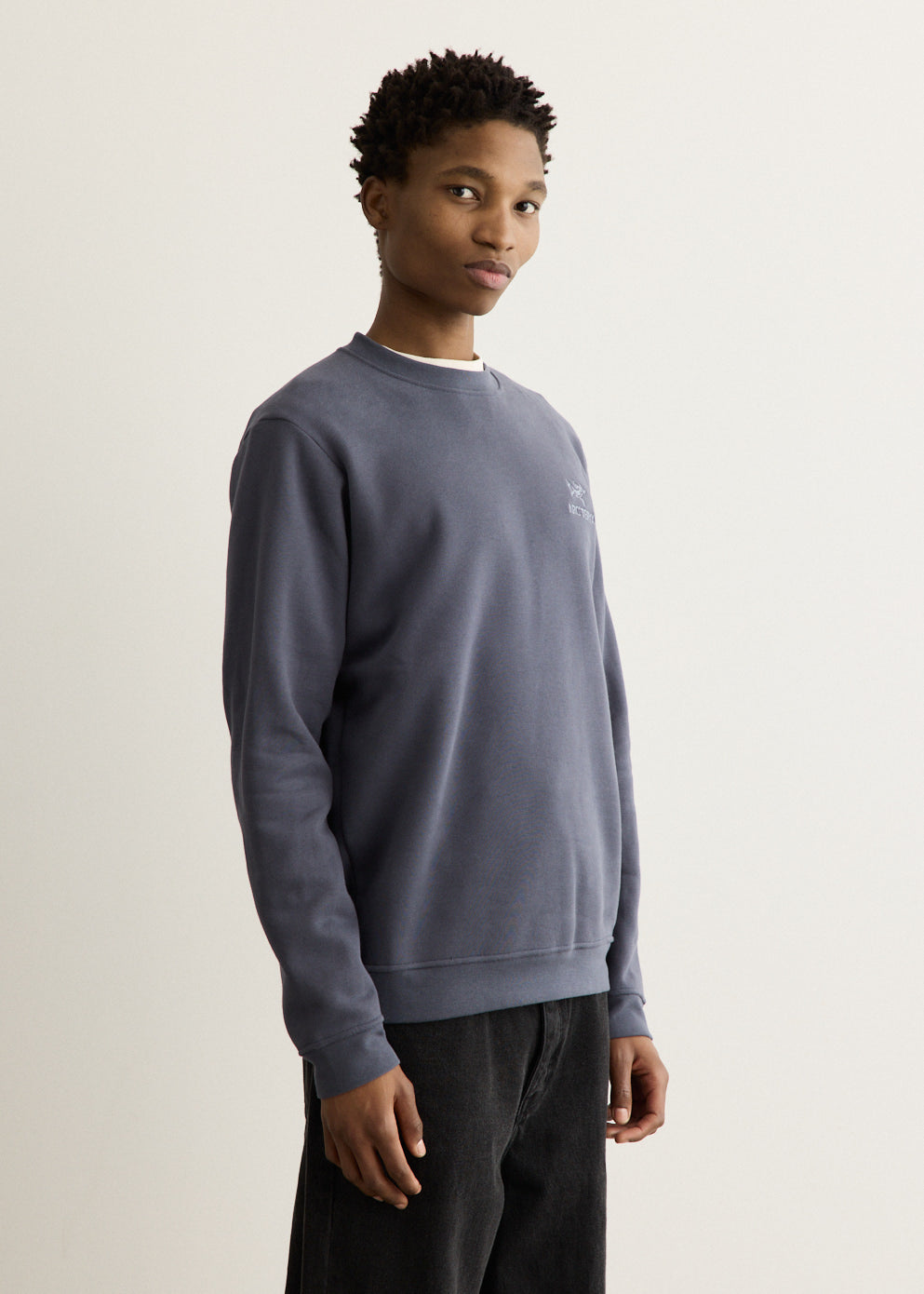 Emblem Fleece Crew Sweatshirt