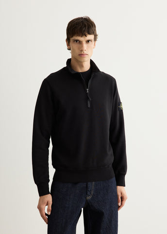 Organic Cotton Fleece Half Zip Sweatshirt