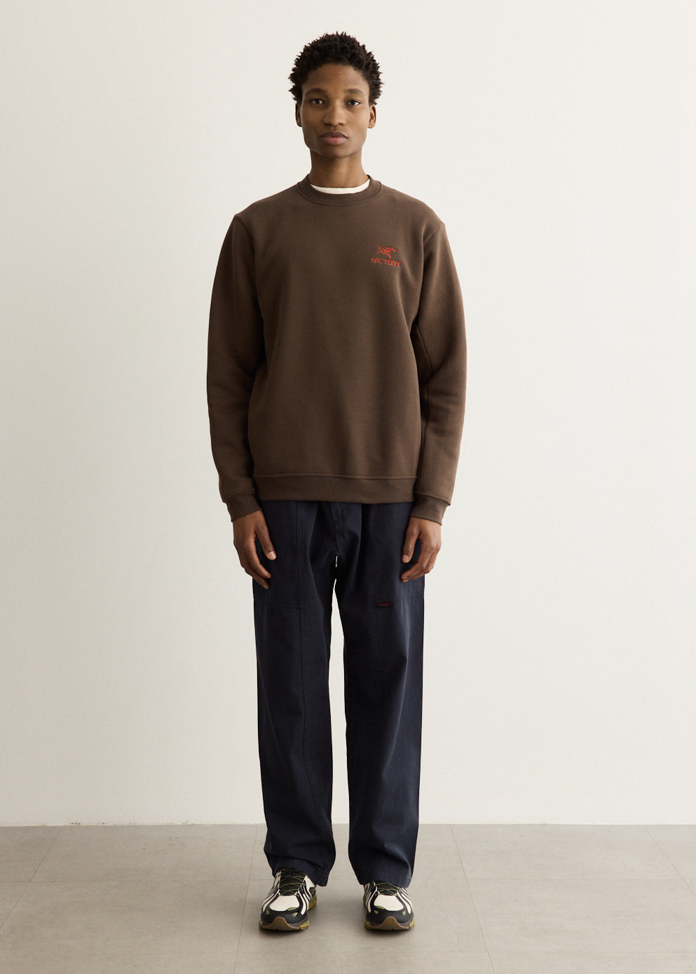 Emblem Fleece Crew Sweatshirt
