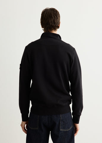 Organic Cotton Fleece Half Zip Sweatshirt