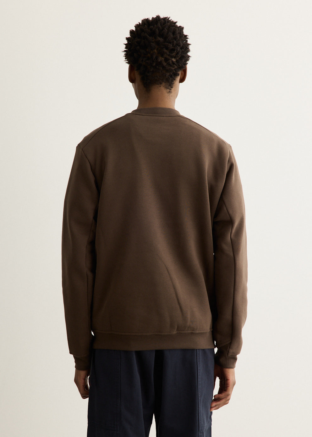 Emblem Fleece Crew Sweatshirt