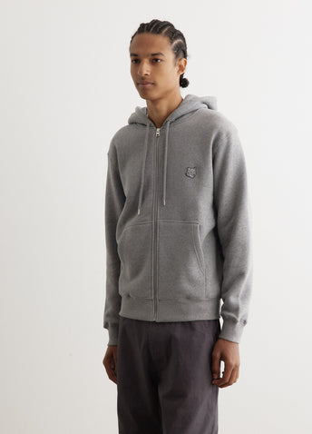 Bold Fox Head Patch Comfort Zipped Hoodie