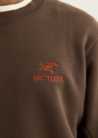 Emblem Fleece Crew Sweatshirt
