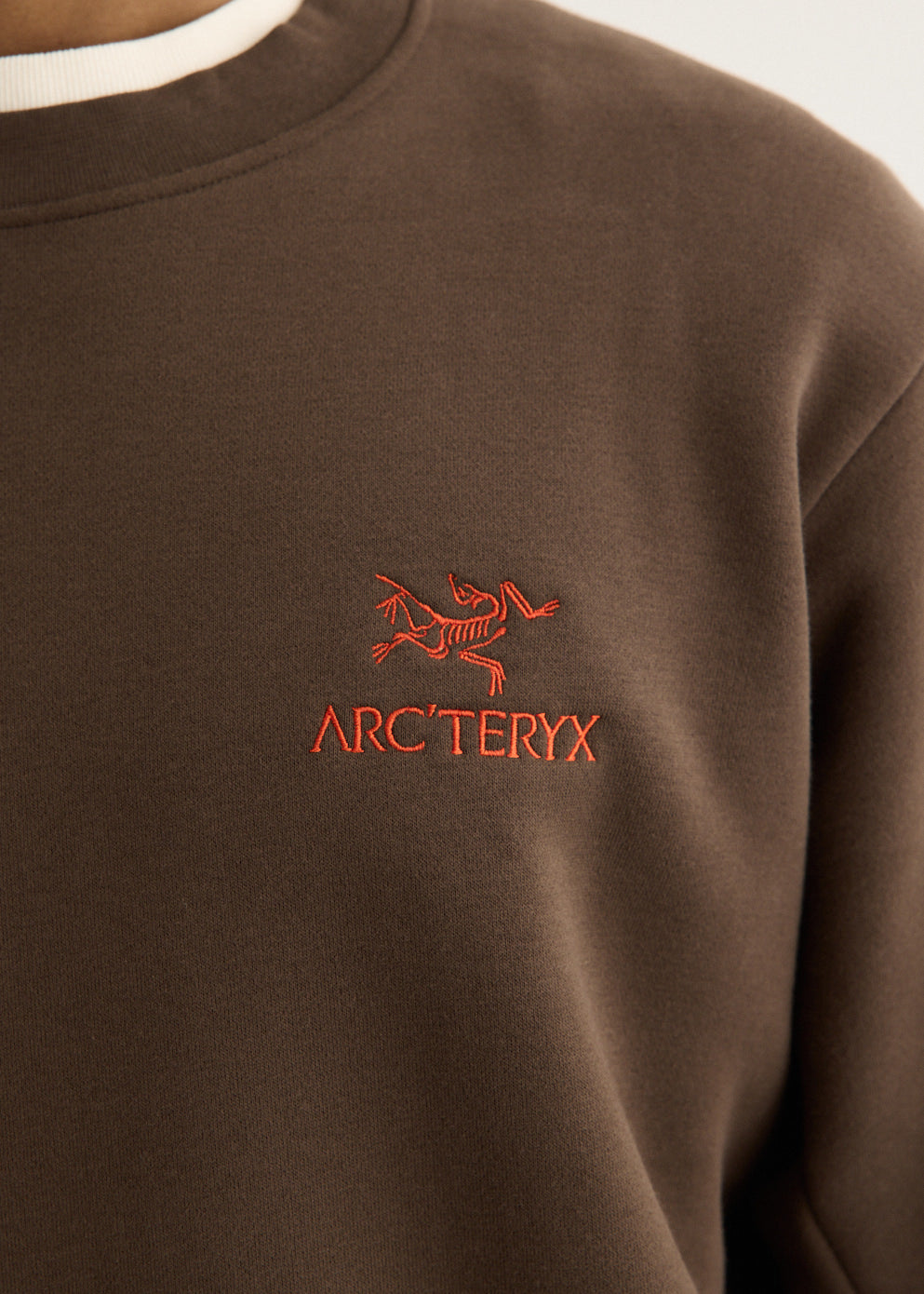 Emblem Fleece Crew Sweatshirt
