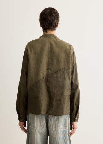 Linen Chino Cloth x Gabardine Ringoman Coverall