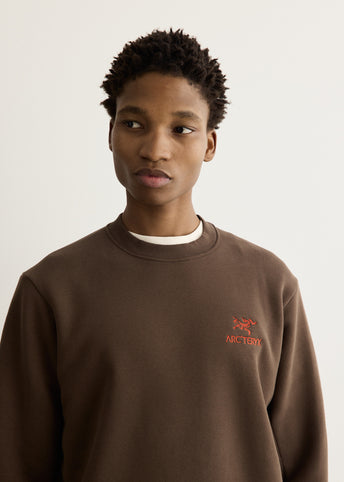 Emblem Fleece Crew Sweatshirt