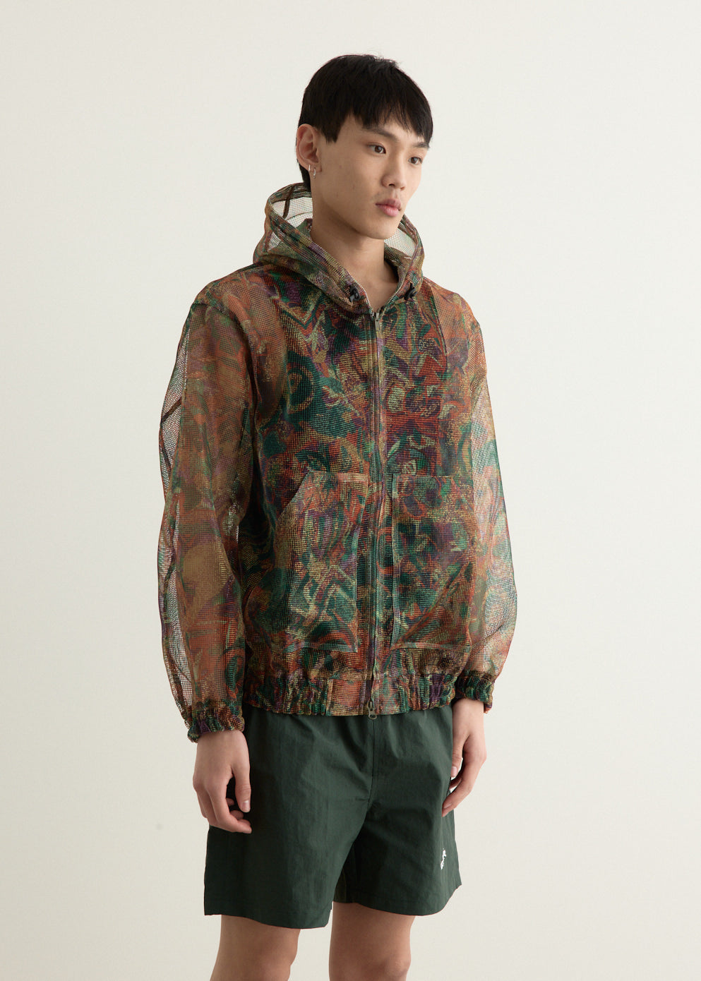 Heavyweight Mesh Zipped Work Hoody