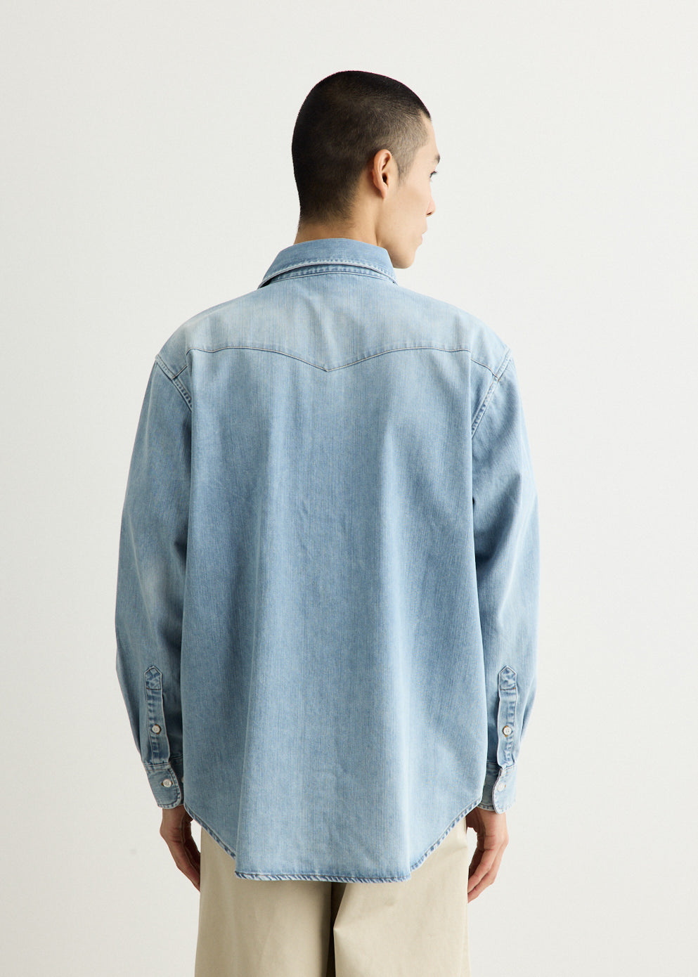Washed Denim Utility Hugo Shirt
