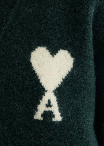 Cardigan With Contrasted Ami De Coeur