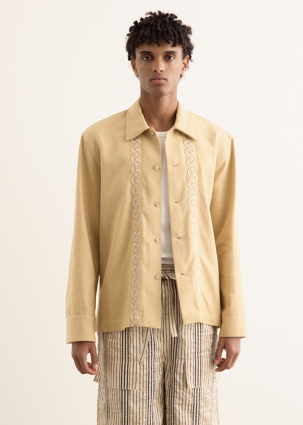 Embroidered Resort Jacket