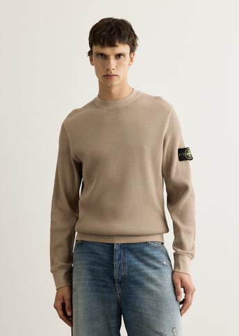 Organic Cotton Waffle Fleece Sweatshirt