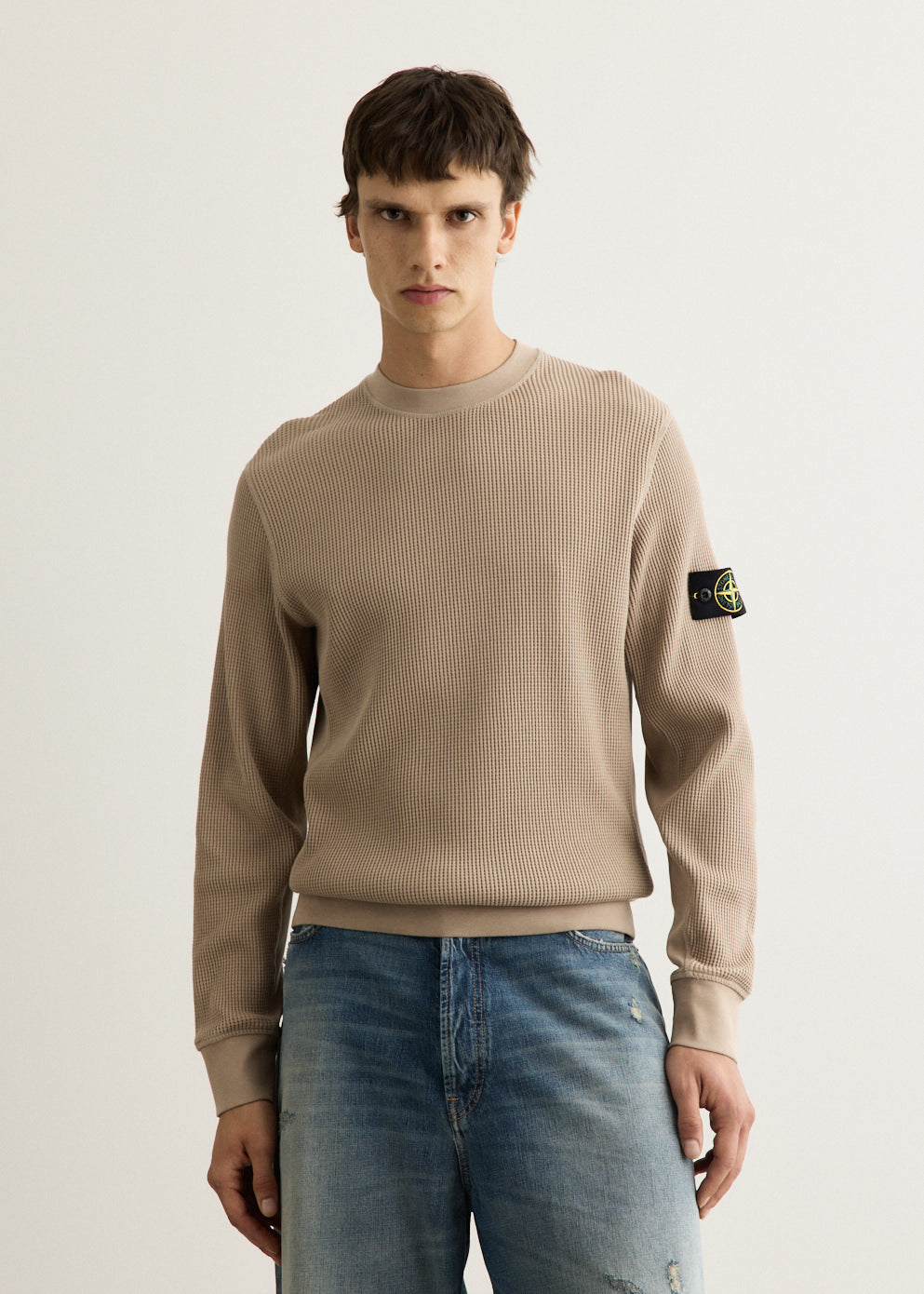 Organic Cotton Waffle Fleece Sweatshirt