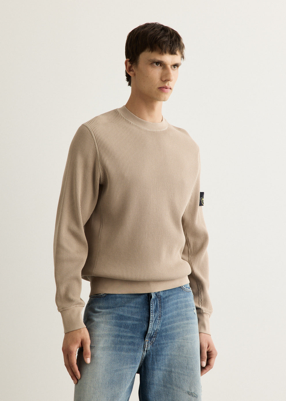 Organic Cotton Waffle Fleece Sweatshirt