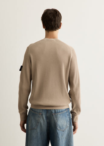 Organic Cotton Waffle Fleece Sweatshirt