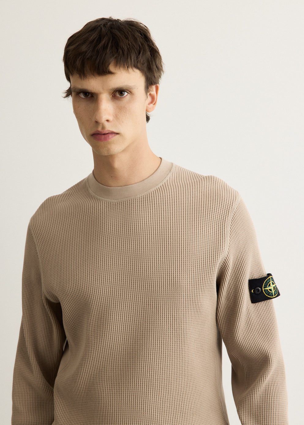 Organic Cotton Waffle Fleece Sweatshirt