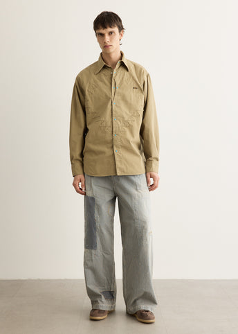 Shirting Chino Thunderbird Husky Western Shirt