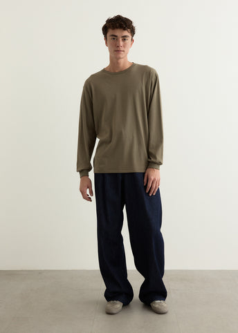 Luster Plaiting Long Sleeve T-Shirt