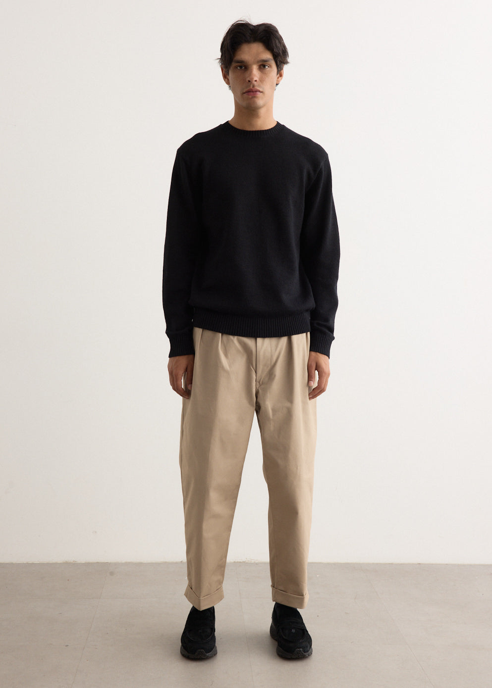 2 Pleats Twill Pants