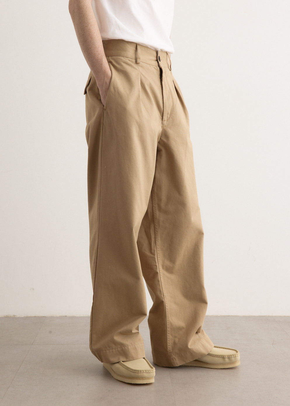 Single Pleat Baggy Pant