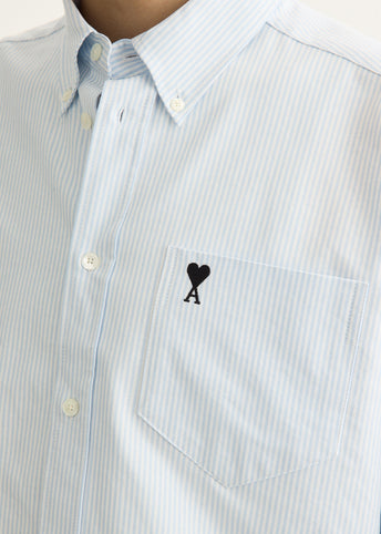 Boxy Embroidered Ami de Coeur Shirt