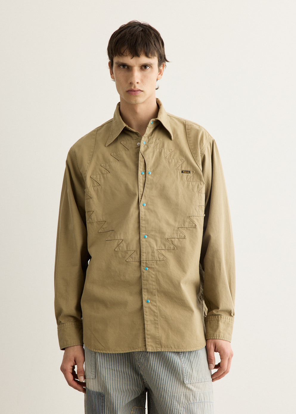 Shirting Chino Thunderbird Husky Western Shirt