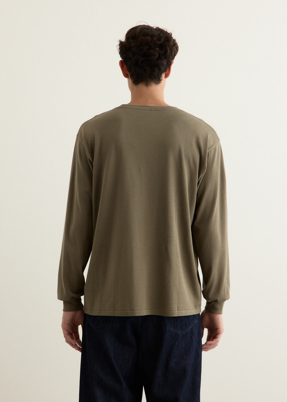Luster Plaiting Long Sleeve T-Shirt
