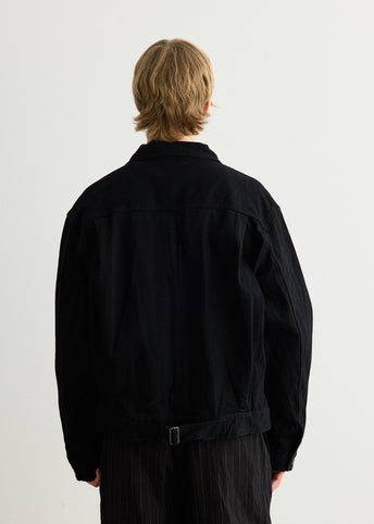 Crinkle Denim Jacket