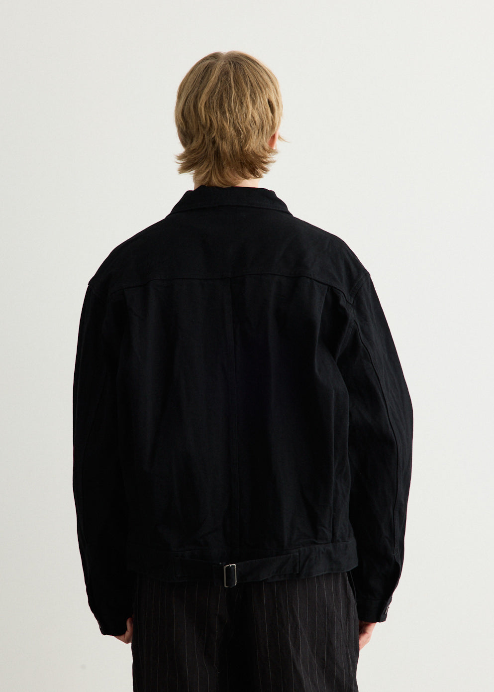 Crinkle Denim Jacket