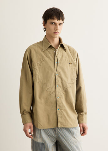 Shirting Chino Thunderbird Husky Western Shirt