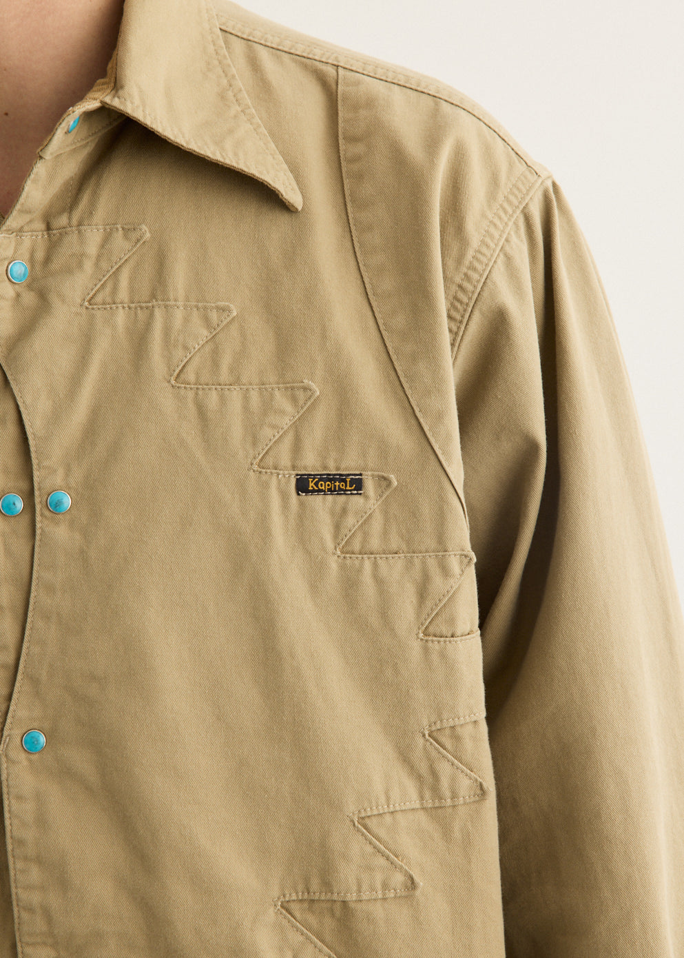 Shirting Chino Thunderbird Husky Western Shirt