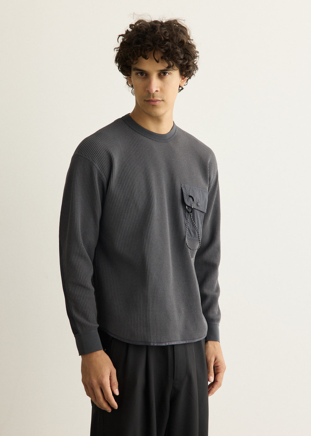 PE Waffle Long Sleeve T-Shirt