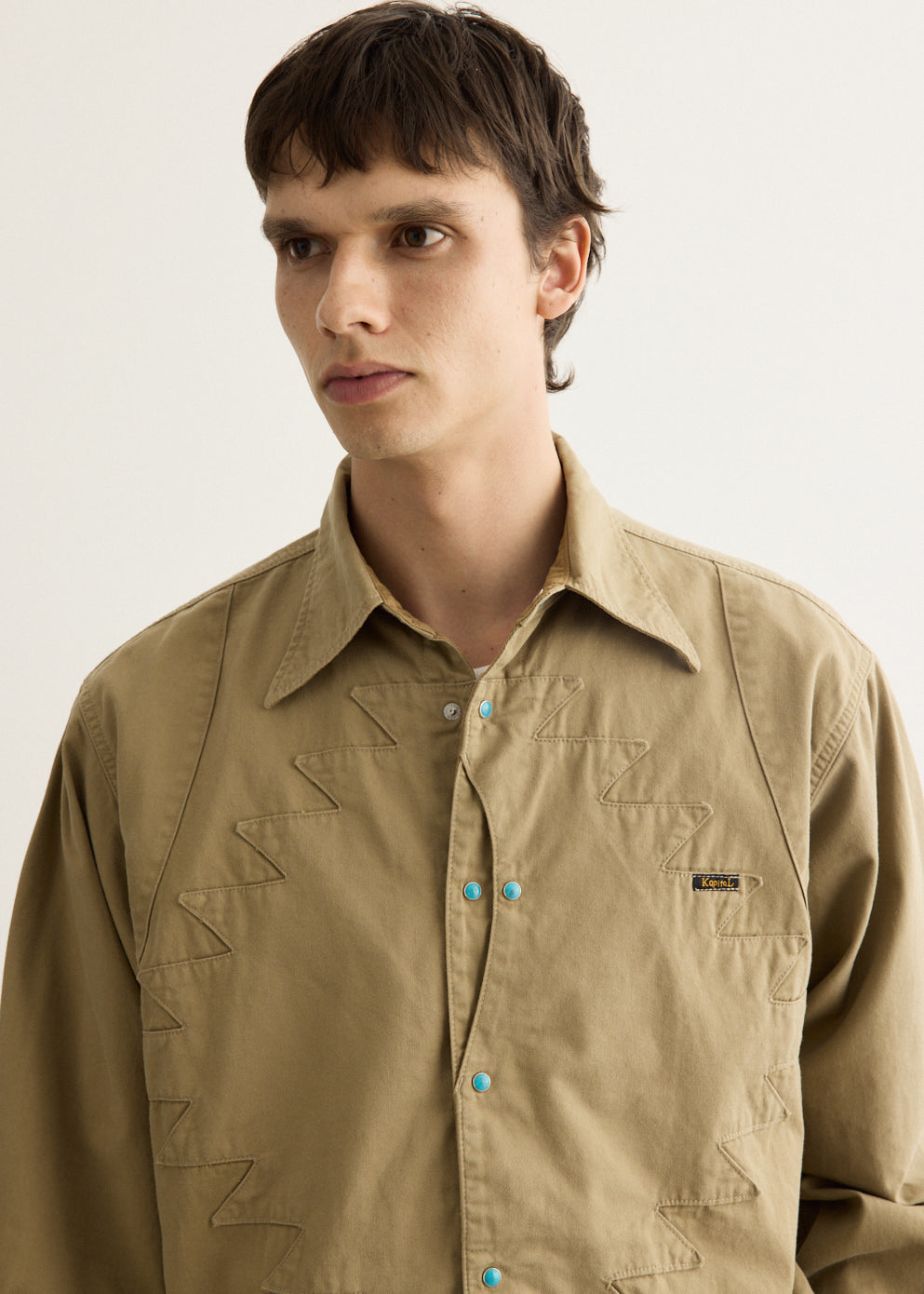 Shirting Chino Thunderbird Husky Western Shirt