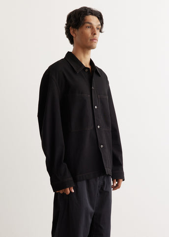 Twisted Sleeve Boxy Overshirt Twisted Sleeve Boxy Overshirt