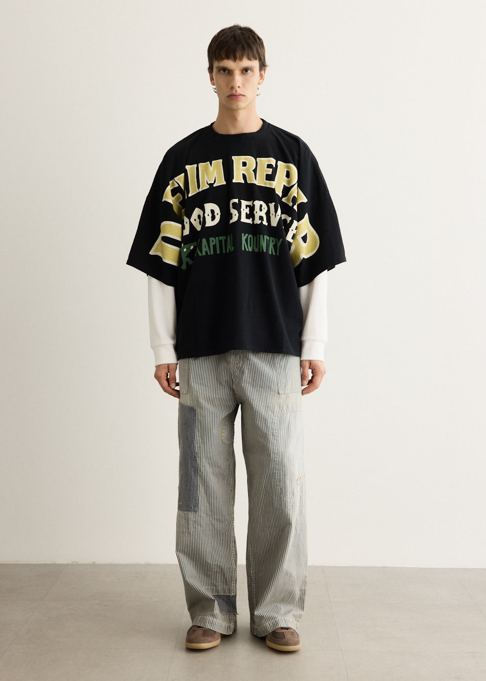 18.5 Jersey Huge T-Shirt (Denim Repair)