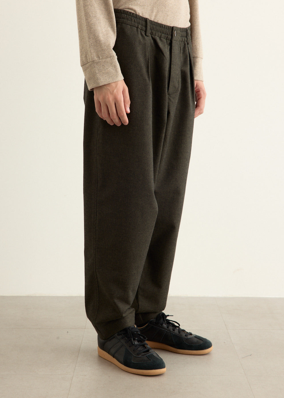 Pleated Track Pants