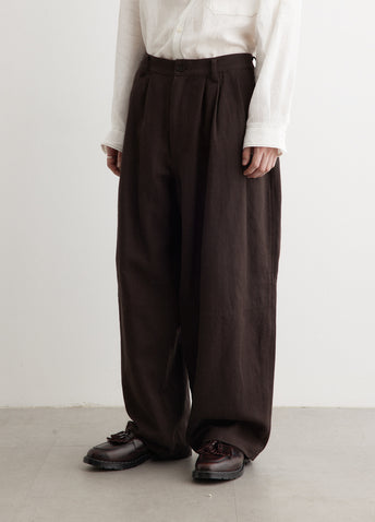 Side Action Pleats Pants