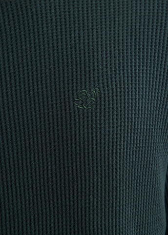 Alex Heavy Waffle Relaxed Long Sleeve T-Shirt