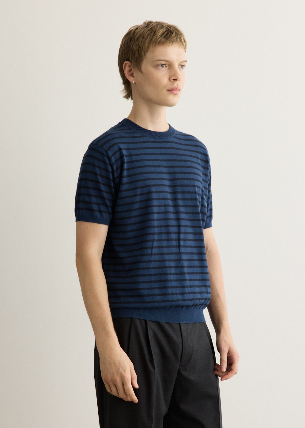 High Gauge Cotton Knit T-Shirt