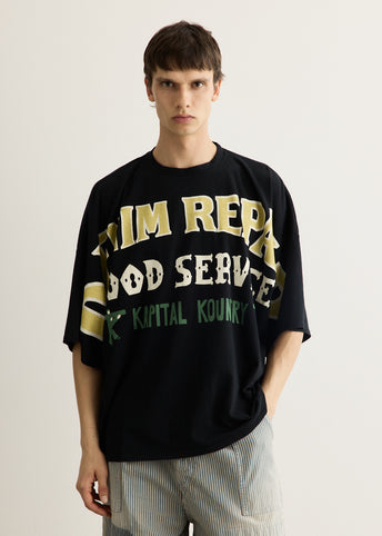 18.5 Jersey Huge T-Shirt (Denim Repair)
