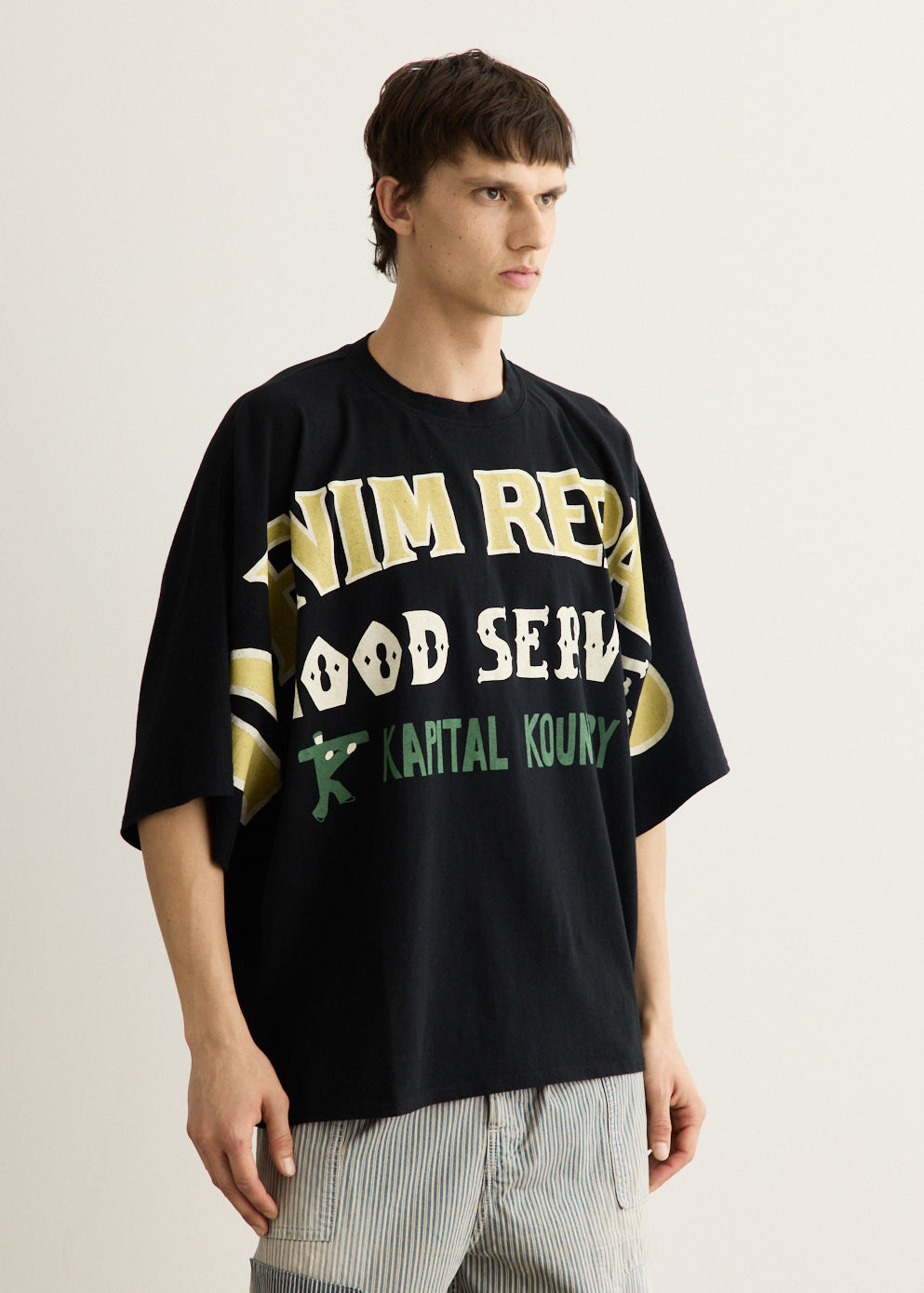 18.5 Jersey Huge T-Shirt (Denim Repair)