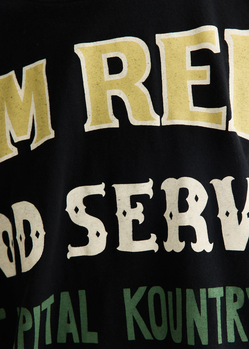 18.5 Jersey Huge T-Shirt (Denim Repair)