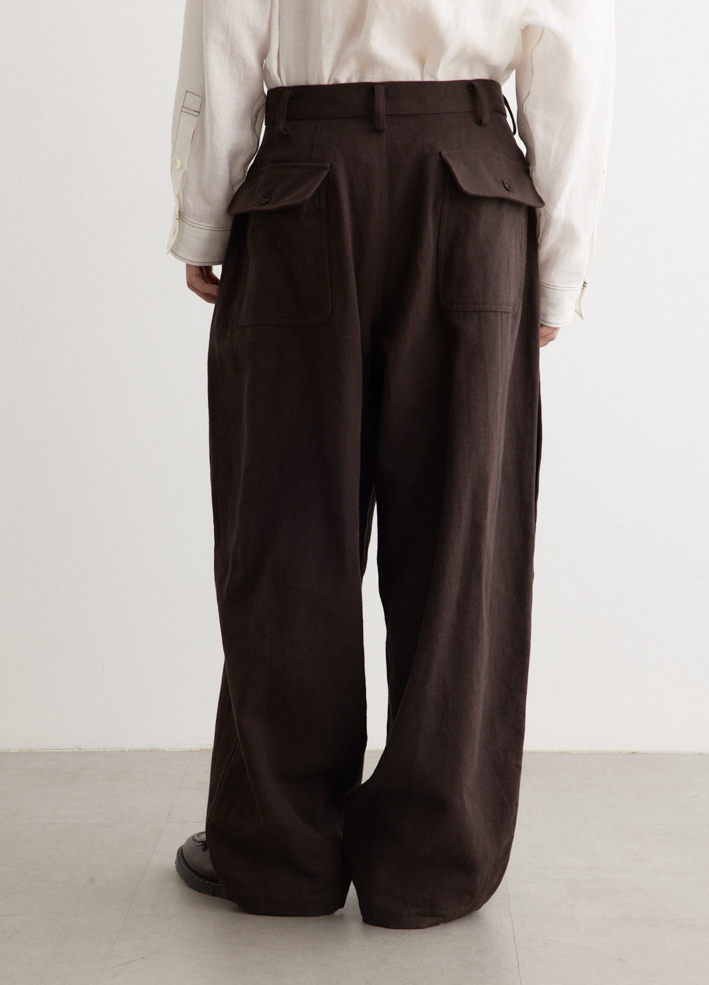 Side Action Pleats Pants