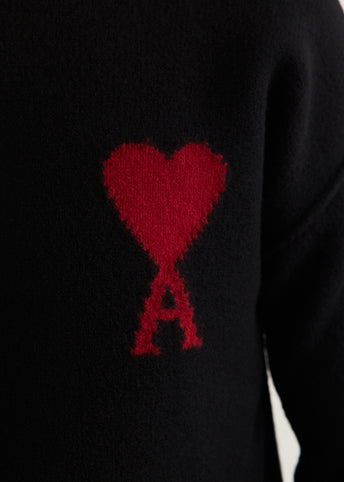 Crewneck Sweater With Contrasted Logo