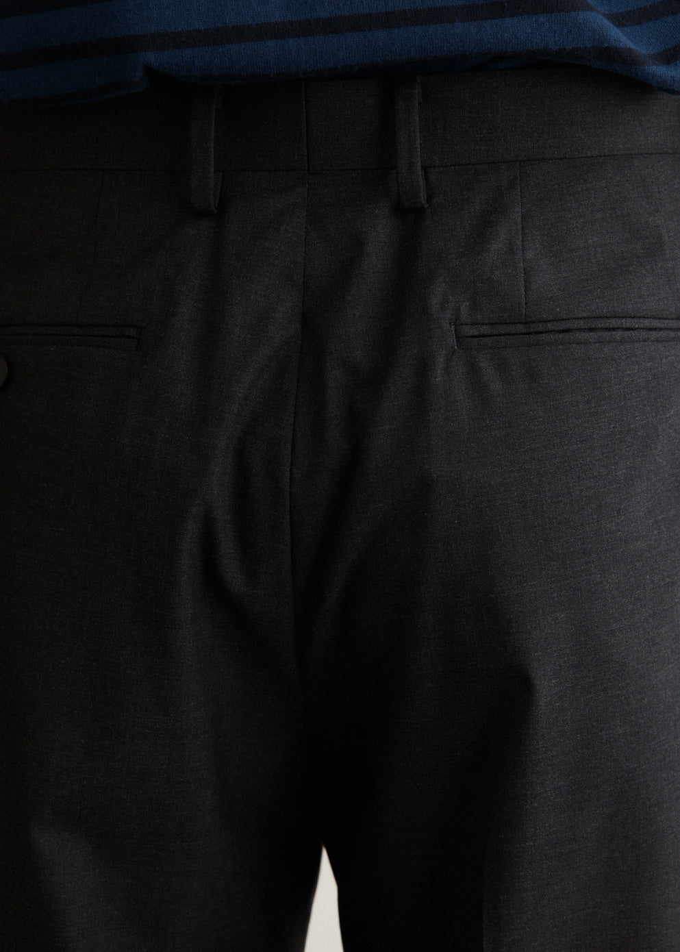 Ultra Fine Tropical Wool Two-Tuck Slacks