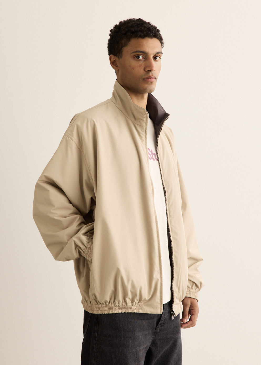 Reversible Technical Taffeta Jacket
