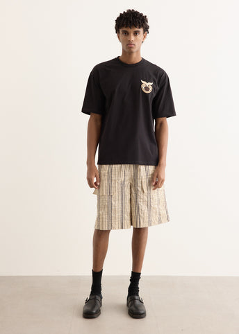 Rope Stripe Pocket Shorts